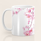pink cherry blossom watercolor 2020 Coffee Mug Gallery Image 3