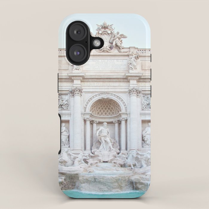 Trevi Fountain - Rome Italy Architecture, Travel Photography iPhone Case Gallery Image 1