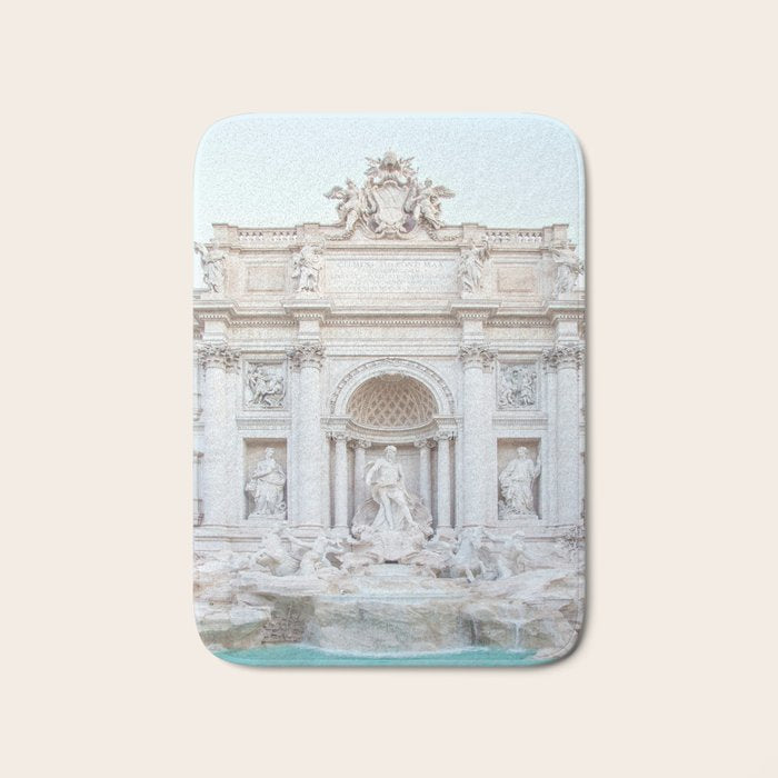 Trevi Fountain - Rome Italy Architecture, Travel Photography Bath Mat Gallery Image 1