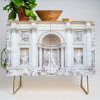 Trevi Fountain - Rome Italy Architecture, Travel Photography Credenza Gallery Image 1