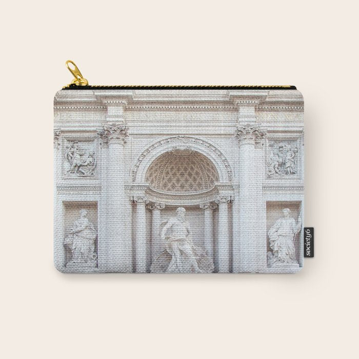 Trevi Fountain - Rome Italy Architecture, Travel Photography Carry All Pouch Gallery Image 1