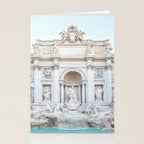 Trevi Fountain - Rome Italy Architecture, Travel Photography Stationery Card Gallery Image 2