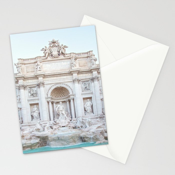 Trevi Fountain - Rome Italy Architecture, Travel Photography Stationery Card Gallery Image 2