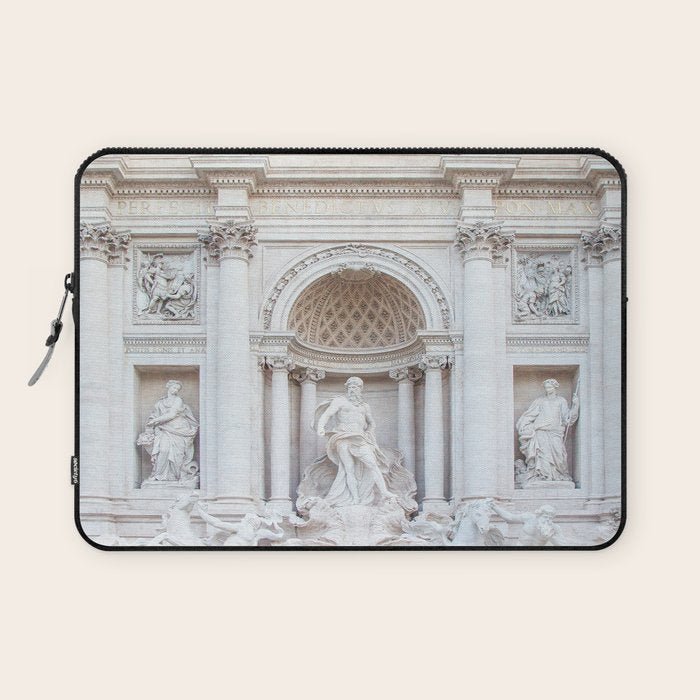 Trevi Fountain - Rome Italy Architecture, Travel Photography Laptop Sleeve Gallery Image 1