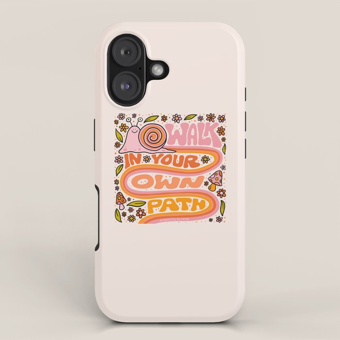 Walk In Your Own Path iPhone Case Gallery Image 1