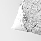 Buffalo White Map Pillow Sham Gallery Image 4