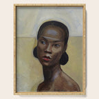 African American Masterpiece 'Portrait of a Black Woman' by Sergey Sudeikin  Serving Tray Gallery Image 1