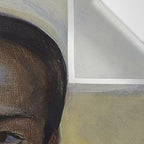 African American Masterpiece 'Portrait of a Black Woman' by Sergey Sudeikin  Wall Tapestry Gallery Image 3