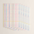 Pastel Watercolor Plaid Soft Gingham Check Pattern Wrapping Paper Gallery Image 3