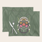 Folk Art Beetle Placemat Gallery Image 1