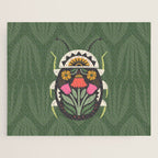 Folk Art Beetle Jigsaw Puzzle Gallery Image 1