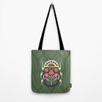 Folk Art Beetle Tote Bag Gallery Image 2