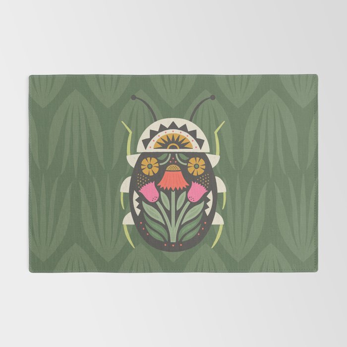 Folk Art Beetle Rug Gallery Image 2