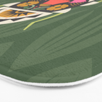 Folk Art Beetle Bath Mat Gallery Image 3