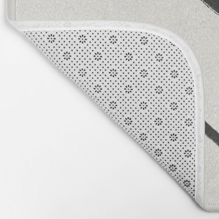 Minimal Line Leaves #2 Bath Mat Gallery Image 2