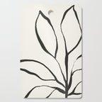 Minimal Line Leaves #2 Cutting Board Gallery Image 1
