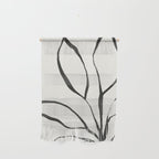 Minimal Line Leaves #2 Wall Hanging Gallery Image 1