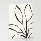 Minimal Line Leaves #2 Stationery Card Gallery Image 2