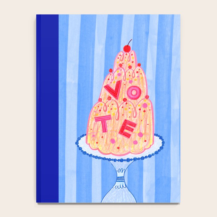 Mold the Future & Vote in Blueberry Blue Notebook Gallery Image 4