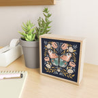 William Morris Butterfly - Midnight Garden Mini Art Print Gallery Image 2