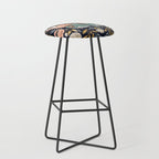 William Morris Butterfly - Midnight Garden Stool Gallery Image 1