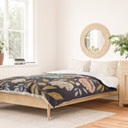 William Morris Butterfly - Midnight Garden Duvet Cover Gallery Image 2