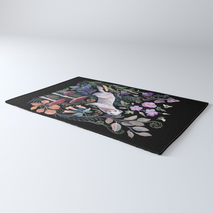 White Ermine Rug Gallery Image 3