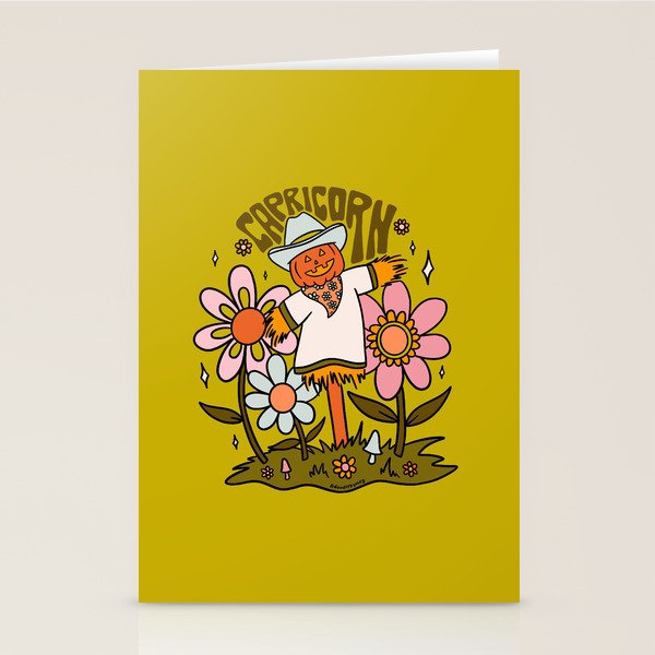 Capricorn Scarecrow Stationery Card Gallery Image 1