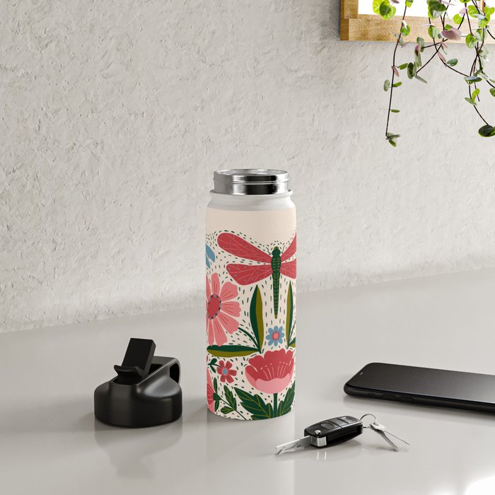 Memories - Dragonfly Garden Water Bottle Gallery Image 4