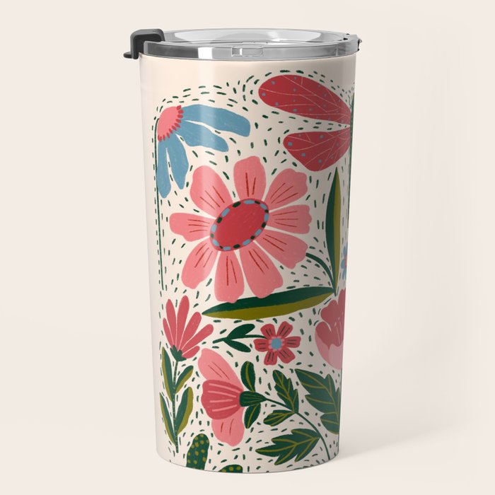 Memories - Dragonfly Garden Travel Mug Gallery Image 3