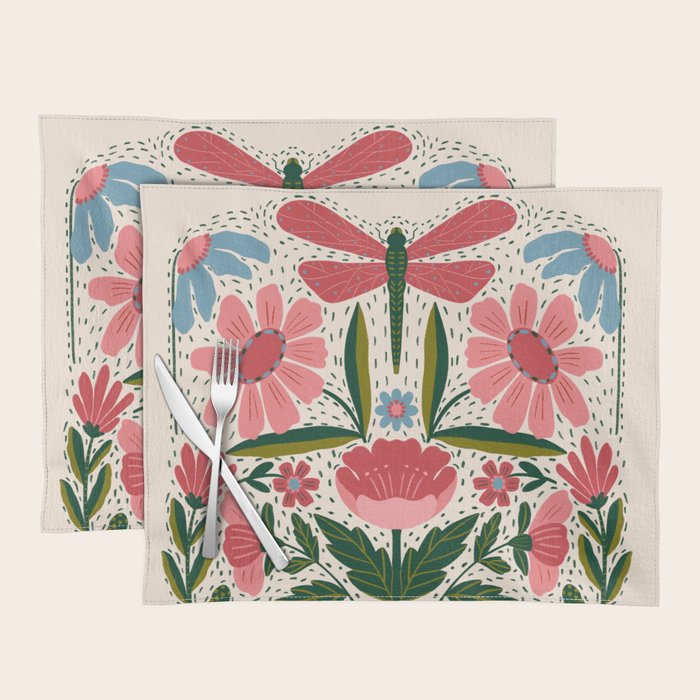 Memories - Dragonfly Garden Placemat Gallery Image 1
