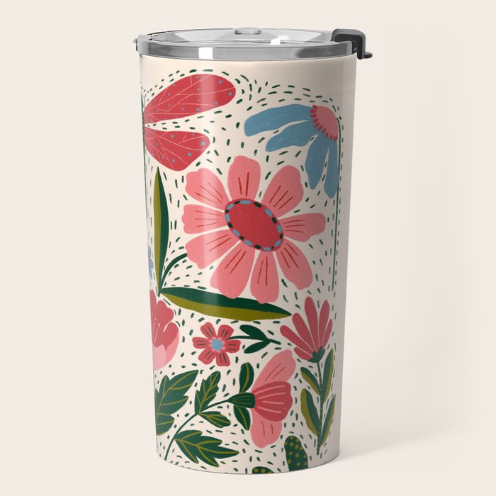 Memories - Dragonfly Garden Travel Mug Gallery Image 2