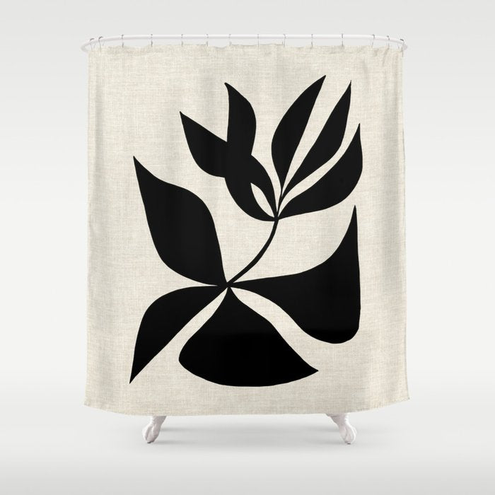 Forked Flower Shower Curtain Gallery Image 1