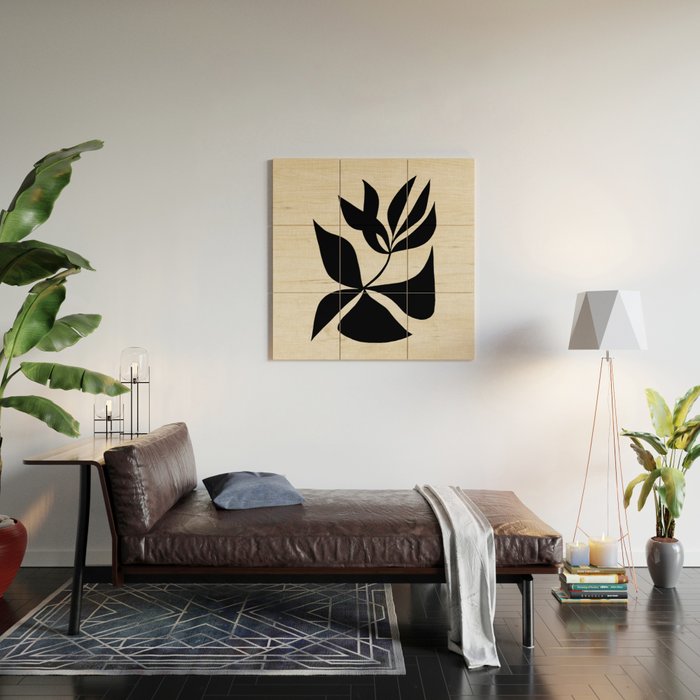 Forked Flower Wood Wall Art Gallery Image 2