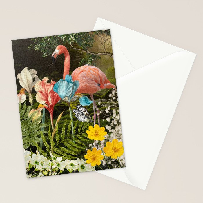 Flamingo Forest Stationery Card Gallery Image 2