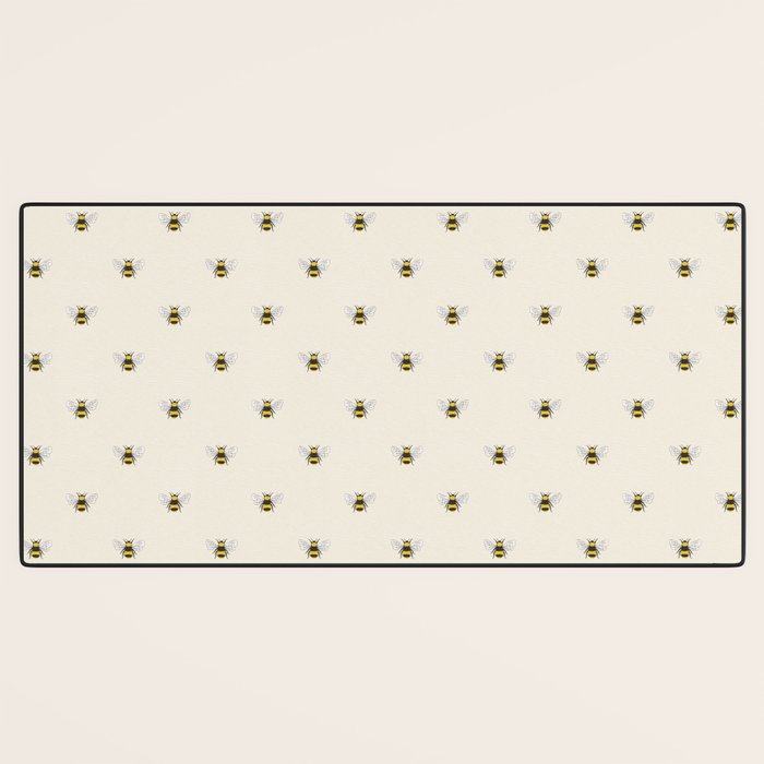 Honey Bumble Bee Desk Mat Gallery Image 3