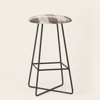 Classic Argyle Pattern Sage and Baby Pink Stool Gallery Image 1