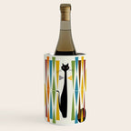 Mid-Century Modern Art Cat 2 Wine Chiller Gallery Image 1