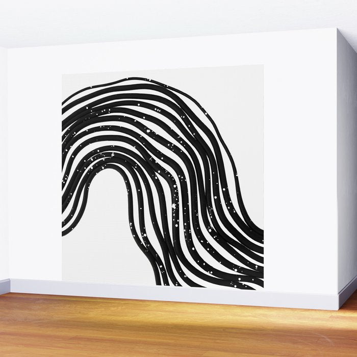 Be Wavy, Never Straight Wall Mural Gallery Image 2