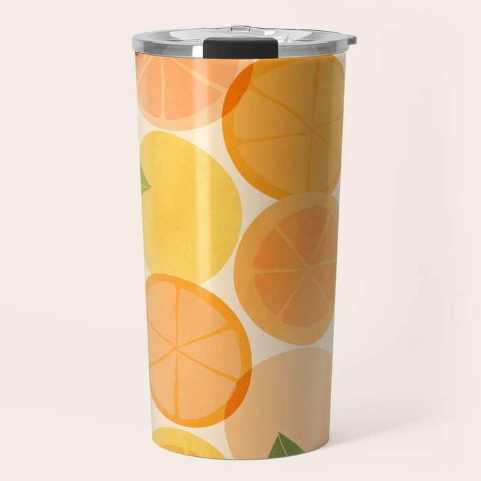 Edible Sunshine Tropical Fruit Series Travel Mug Gallery Image 1