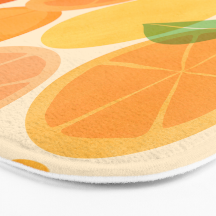 Edible Sunshine Tropical Fruit Series Bath Mat Gallery Image 3