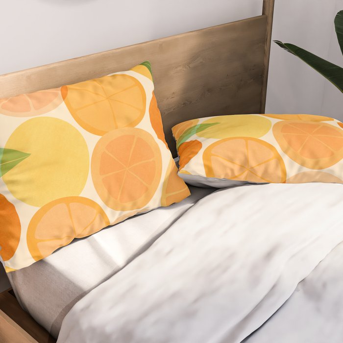 Edible Sunshine Tropical Fruit Series Pillow Sham Gallery Image 2