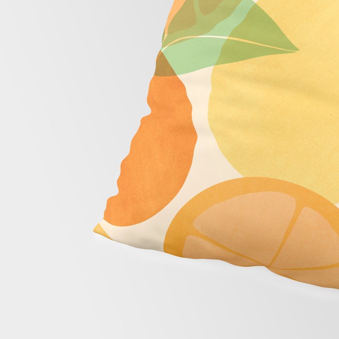 Edible Sunshine Tropical Fruit Series Pillow Sham Gallery Image 4