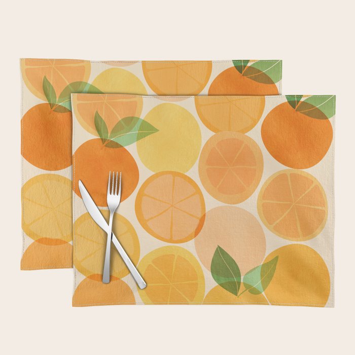 Edible Sunshine Tropical Fruit Series Placemat Gallery Image 1