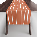 Boho Wall Art, Colour Prints, Terracotta, Line Art Table Runner Gallery Image 1