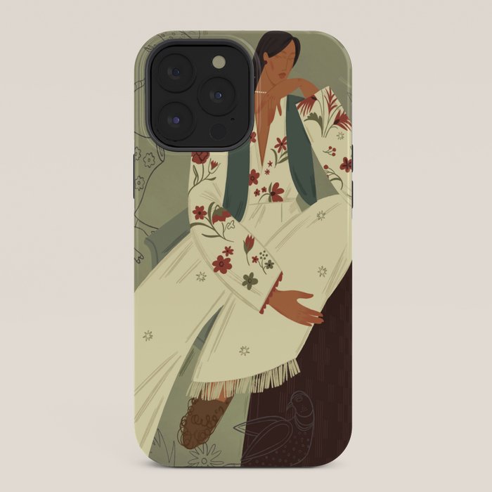 portrait of a woman in a flying costume with fantastic beasts iPhone Case Gallery Image 36