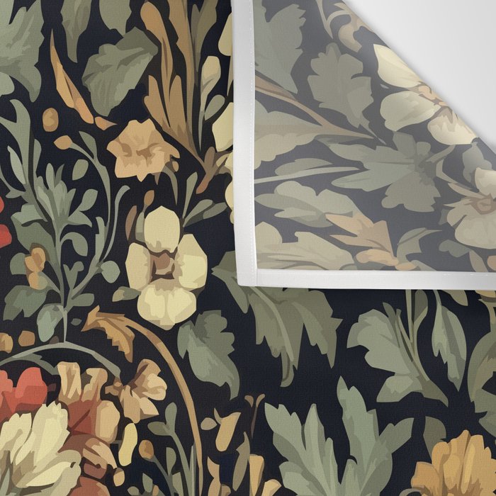 Floralia Vintage Bloom Wall Tapestry Gallery Image 3
