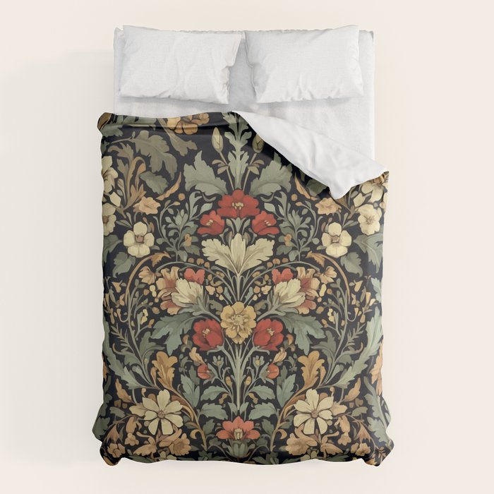 Floralia Vintage Bloom Duvet Cover Gallery Image 6