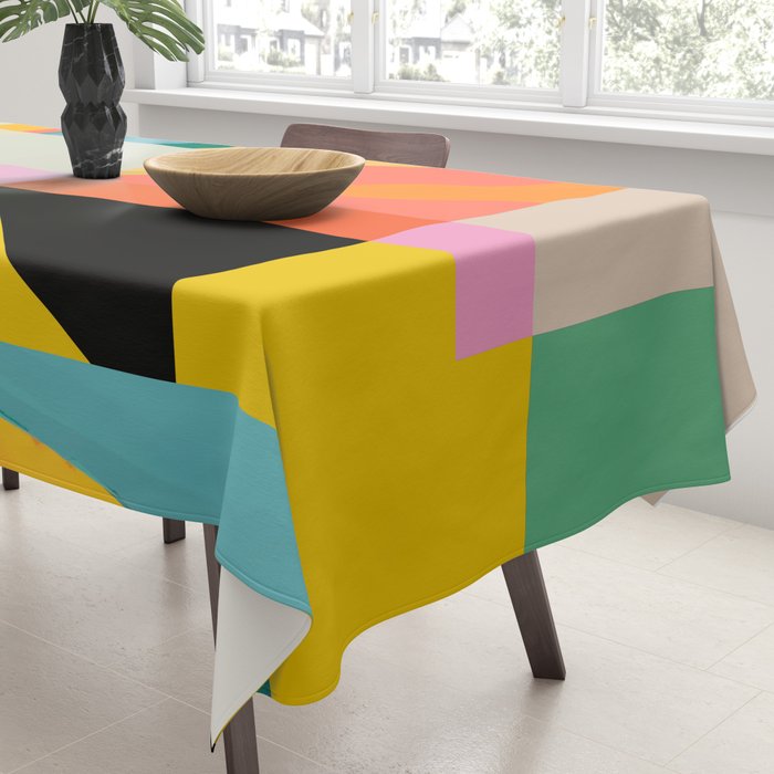 Modern Abstraction 9 Tablecloth Gallery Image 3