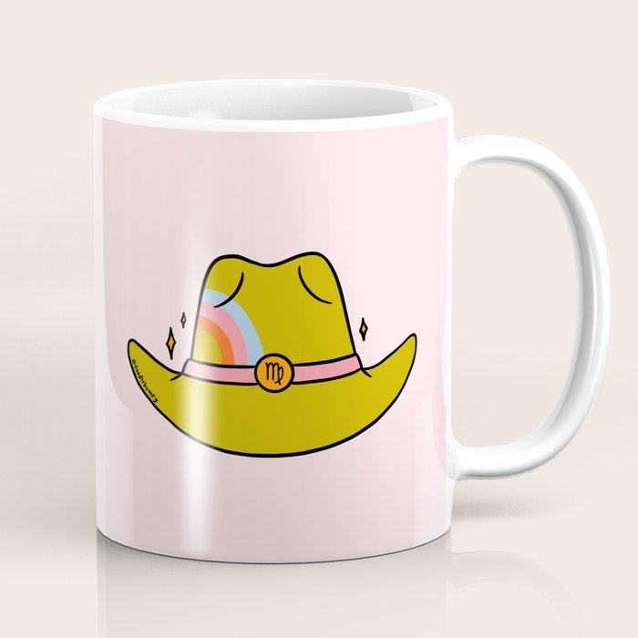Virgo Cowboy Hat Coffee Mug Gallery Image 1